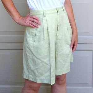 vintage 1990's LIZ CLAIBORNE linen walking shorts M